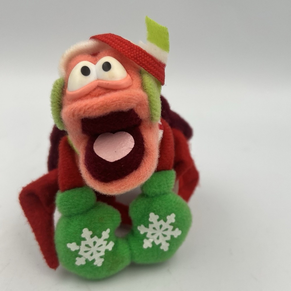Vintage 1989 McDonald's The Little Mermaid Sebastian Plush Christmas Ornament